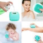 Brosse de bain en Silicone avec resérvoir – Image 2