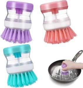 Brosse nettoyage avec réservoir liquide vaisselles – Image 8