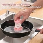 Brosse nettoyage avec réservoir liquide vaisselles – Image 5