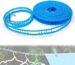 Corde à linge en nylon coupe-vent pour séchage vêtements 5 mètres – Image 6