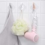 Set de 4 crochets adhésif transparent multifonctions