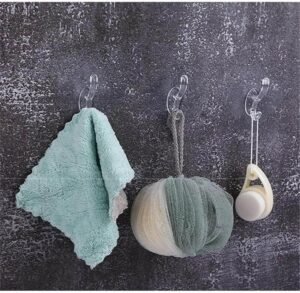 Set de 4 crochets adhésif transparent multifonctions – Image 3