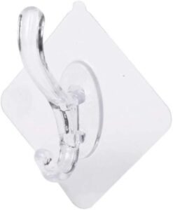 Set de 4 crochets adhésif transparent multifonctions – Image 4