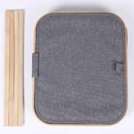 Panier à linge en tissu avec couvecle – Image 5