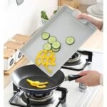 Planche à découper en bambou avec tiroir – Image 4