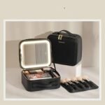 Boite de rangement maquillage avec lampe Led d'éclairage