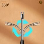Briquet Allume-gaz électrique flexible rechargeable USB pour cuisson rapide, barbecue, gaz et camping - Image 3