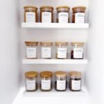 Pack de 12 bocaux en verre avec 12 cuillères en bois et 24 Etiquettes autocollantes – Image 6