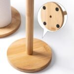 Support vertical en bamboo pour papier cuisine – Image 3