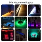 Bande lumière led 5 mètres avec télécommande et contrôle via application de téléphone – Image 4