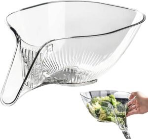 Passoire Multifonction avec Bec Verseur – Praticité et Élégance en Cuisine ! – Image 3