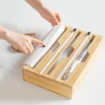 Distributeur et Organisateur rouleaux bambou