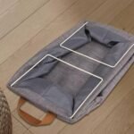 Organisateur Pliable en Tissu Gris pour Placard ou Chambre 47x28x20 cm – Image 4