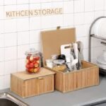 Set de 3 paniers de rangement et stockage en bamboo – Image 2