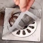Filtre autocollant jetable anti-cheveux protection siphon douche évier salle de bain cuisine évite blocage tuyaux – 1 Piece