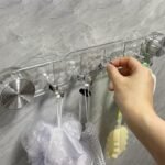 Porte-Crochets Mural Transparent avec Ventouses – Image 3