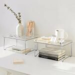 Set de 2 Organisateurs de cuisine et bureau en acrylique transparent - Image 3