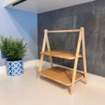 Étagère Épices Cuisine en Bois – Rangement Étagère à 2 Niveaux - Image 3