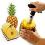 Découpe-Ananas Inox – Peler, Évider et Trancher en un Tour de Main – Image 3