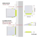 Verrou sécurité enfant pour fenêtre et porte coulissante – Image 5