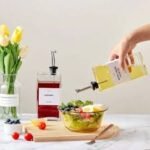 Set de 2 distributeurs huile et vinaigre en verre