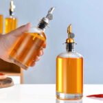 Set de 2 distributeur de huile et de vinaigre en verre 500ml – Image 2