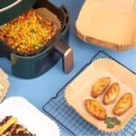 Lot de 50 Papiers Cuisson Jetables pour Airfryer – Image 2